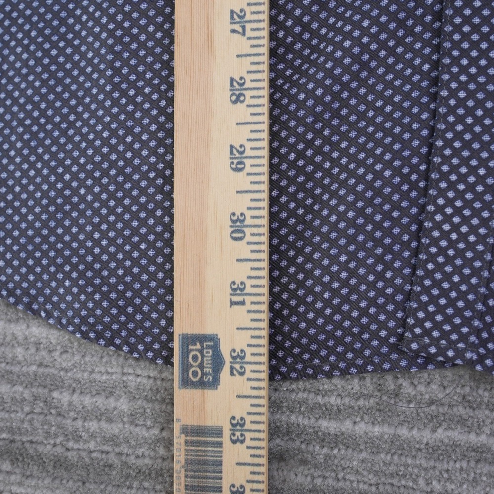 Black Label By Ruffini Shirt Men Button Up Italy Slim Fit Long Sleeve XL 17 17.5 - Picture 4 of 10